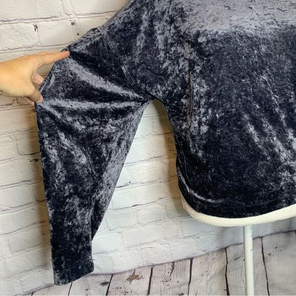 FREE PEOPLE We The Free Milan layering top crushed velvet pullover - Picture 5 of 12